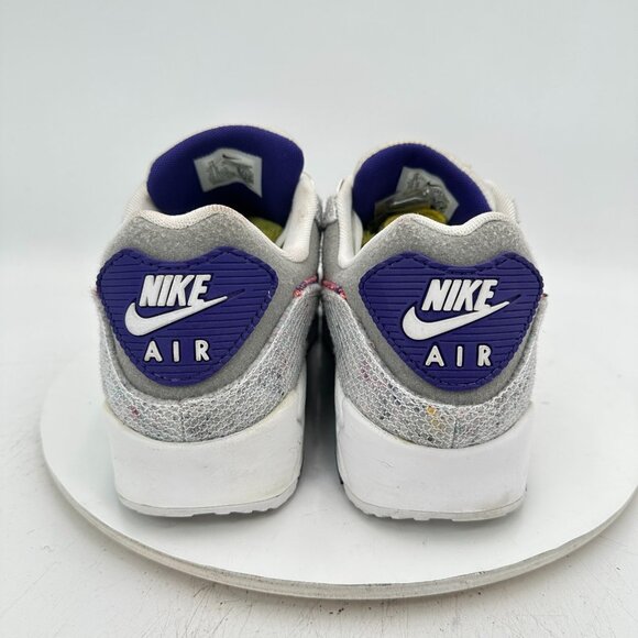 Nike Air Max 90 Men Size 10 CT1685-100 Infrared Black Cool Grey Training Shoes - Picture 5 of 12